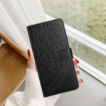 For Xiaomi 12T 5G / 12T Pro 5G / Redmi K50 Ultra Case PU Leather Phone Cover Imprinted Flower Pattern