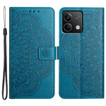 Xiaomi Redmi Note 13 4G-skal Magnetisk stängning Blommönster Handväska mobilskal