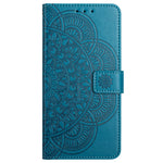 For Xiaomi Redmi Note 13 4G Case Magnetic Closure Flower Pattern Handbag Phone Cover