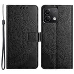 Xiaomi Redmi Note 13 4G-skal Magnetisk stängning Blommönster Handväska mobilskal