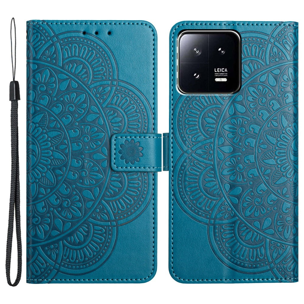 For Xiaomi 13 Pro 5G Case Protective Leather Folio Phone Cover with Strap
