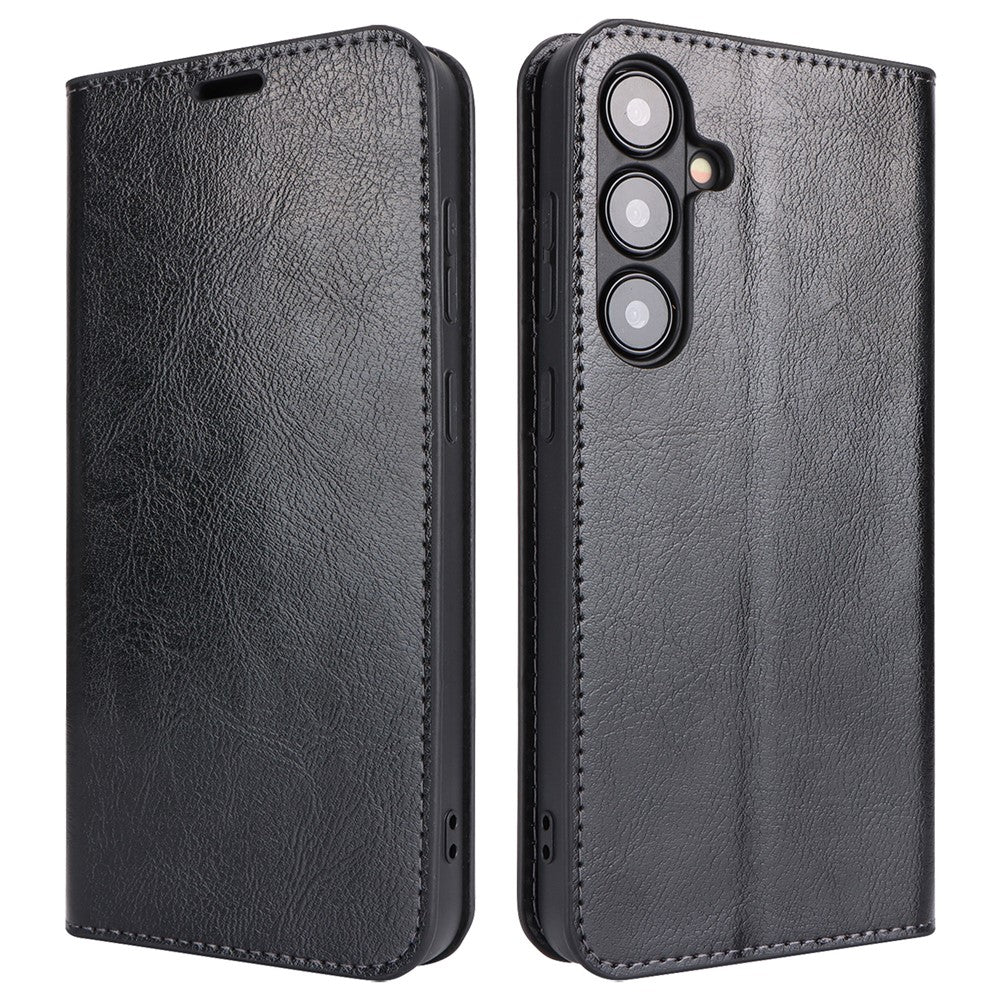 For Samsung Galaxy S24+ Case Crazy Horse Texture Split Leather Cover with Wallet