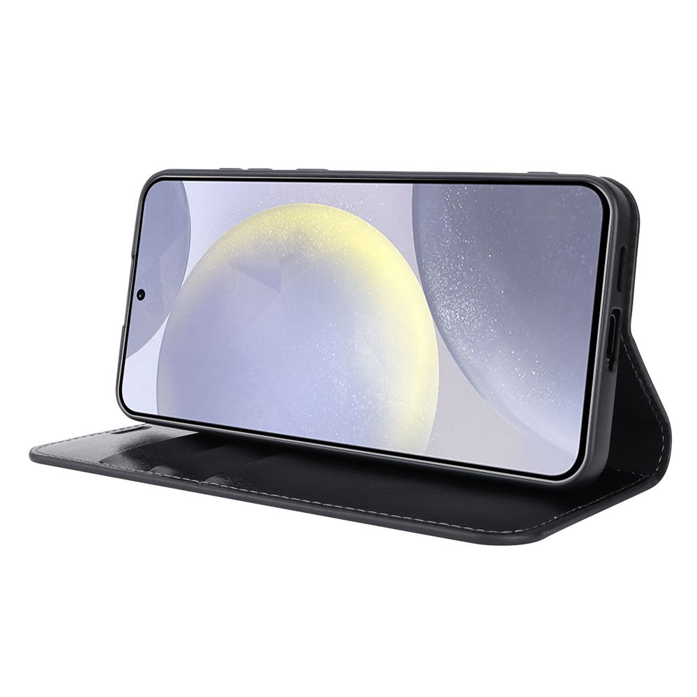 For Samsung Galaxy S24+ Case Crazy Horse Texture Split Leather Cover with Wallet
