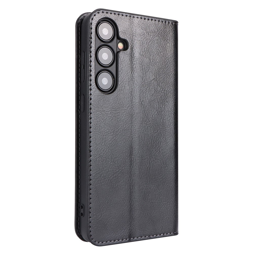 For Samsung Galaxy S24+ Case Crazy Horse Texture Split Leather Cover with Wallet