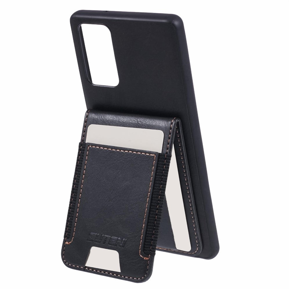 SUTENI H03 For Samsung Galaxy Note20 / Note20 5G Case Card Slots PU Leather Back Cover