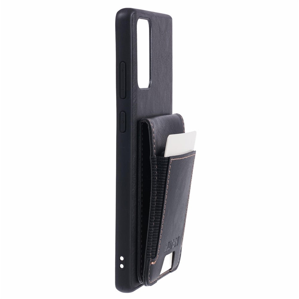 SUTENI H03 For Samsung Galaxy Note20 / Note20 5G Case Card Slots PU Leather Back Cover