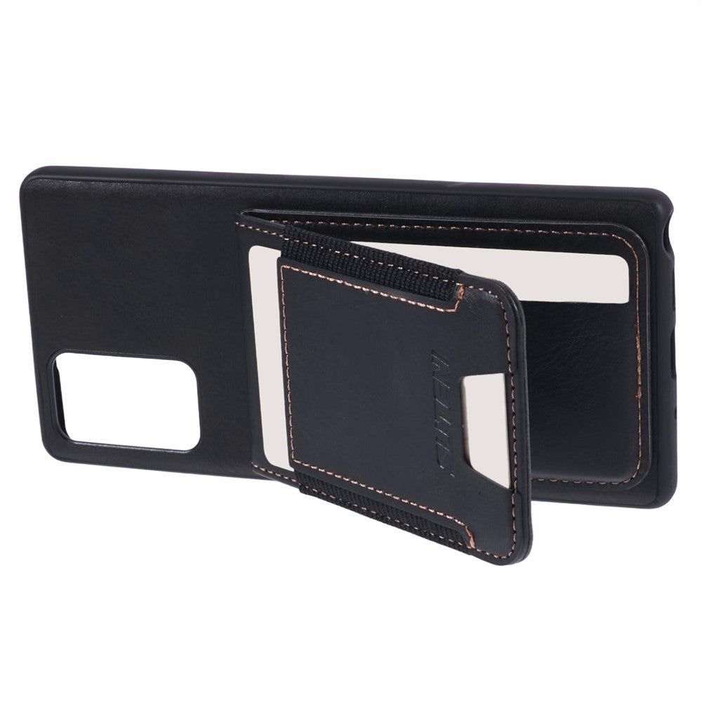 SUTENI H03 For Samsung Galaxy Note20 / Note20 5G Case Card Slots PU Leather Back Cover