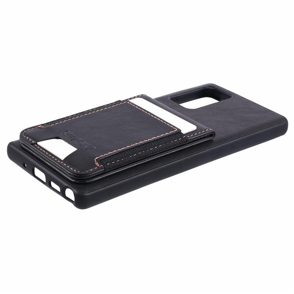 SUTENI H03 For Samsung Galaxy Note20 / Note20 5G Case Card Slots PU Leather Back Cover