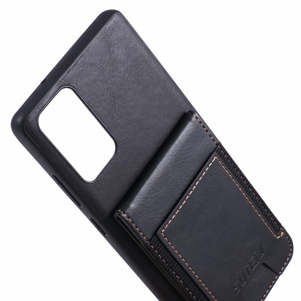 SUTENI H03 For Samsung Galaxy Note20 / Note20 5G Case Card Slots PU Leather Back Cover