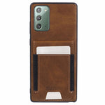 SUTENI H03 For Samsung Galaxy Note20 / Note20 5G Case Card Slots PU Leather Back Cover