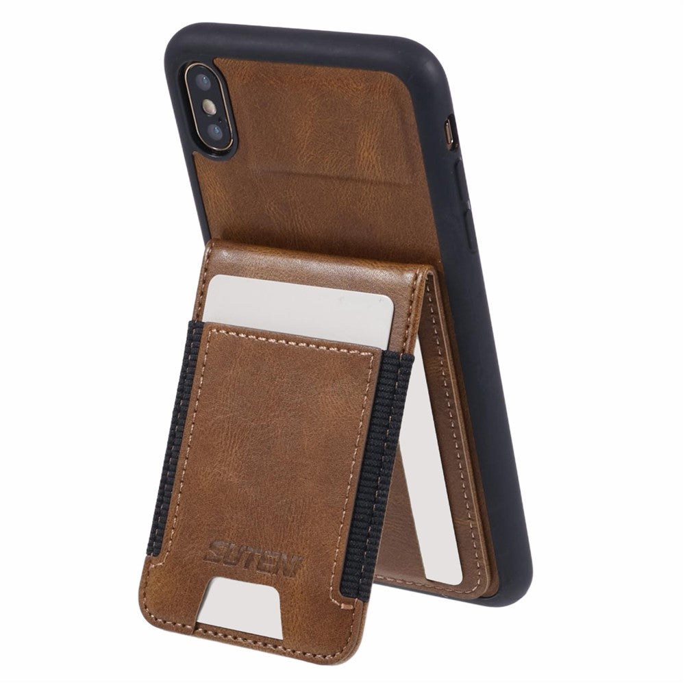 SUTENI H03 til iPhone XS Max Cover i PU-læder+TPU Med beskyttelse mod fald