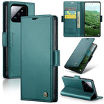 For Xiaomi 14 Pro Leather Case CASEME 023 RFID Blocking 3 Card Slot Mobile Cover