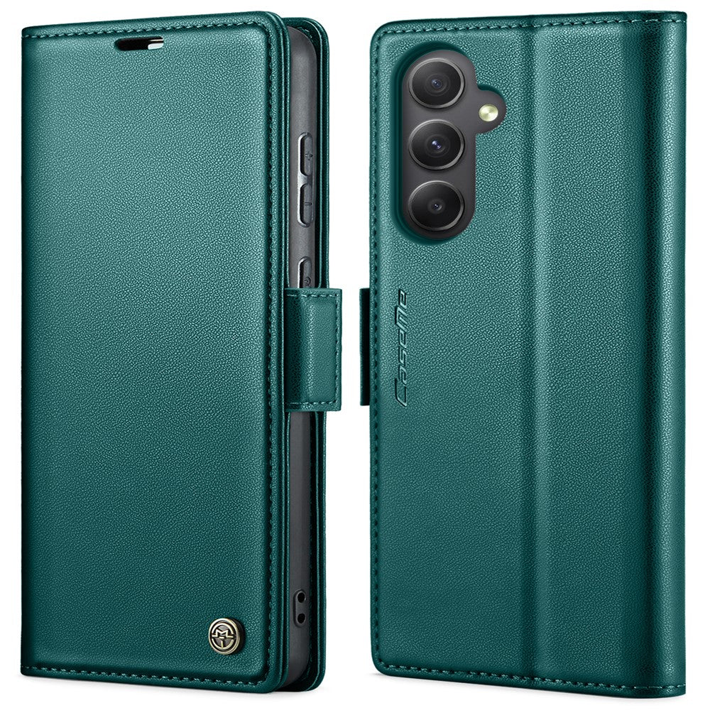Til Samsung Galaxy A55 5G læderetui CASEME 023 RFID-blokerende mobildæksel med 3 kortpladser