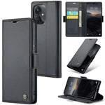 For Xiaomi Redmi 13C 4G / Redmi 13C 5G / Poco C65 4G Leather Case CASEME 023 RFID Blocking 3 Card Slot Mobile Cover
