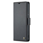 For Xiaomi Redmi 13C 4G / Redmi 13C 5G / Poco C65 4G Leather Case CASEME 023 RFID Blocking 3 Card Slot Mobile Cover