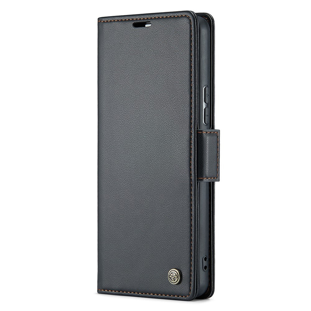 For Xiaomi Redmi 13C 4G / Redmi 13C 5G / Poco C65 4G Leather Case CASEME 023 RFID Blocking 3 Card Slot Mobile Cover
