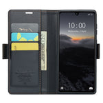 For Xiaomi Redmi 13C 4G / Redmi 13C 5G / Poco C65 4G Leather Case CASEME 023 RFID Blocking 3 Card Slot Mobile Cover