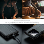 For Xiaomi 14 Magnetic Leather Case CASEME 023 RFID Blocking 3 Card Slot Mobile Cover