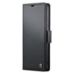 For Xiaomi 14 Magnetic Leather Case CASEME 023 RFID Blocking 3 Card Slot Mobile Cover