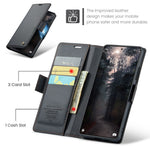 For Xiaomi 14 Magnetic Leather Case CASEME 023 RFID Blocking 3 Card Slot Mobile Cover