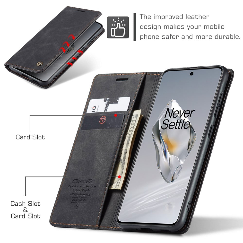 CASEME 013-seriecover til OnePlus 12 5G i forretningsstil med kortpladser, mobilcover