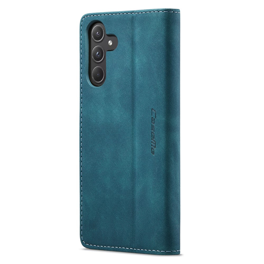 CASEME 013 Series til Samsung Galaxy A55 5G Cover PU Læder Stander Business Telefoncover