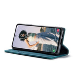 CASEME 013 Series til Samsung Galaxy A55 5G Cover PU Læder Stander Business Telefoncover