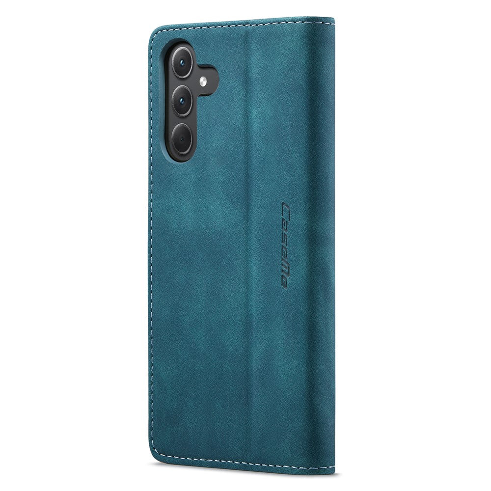 CASEME 013 Series For Samsung Galaxy A35 5G Case Stand Magnetic PU Leather Phone Cover