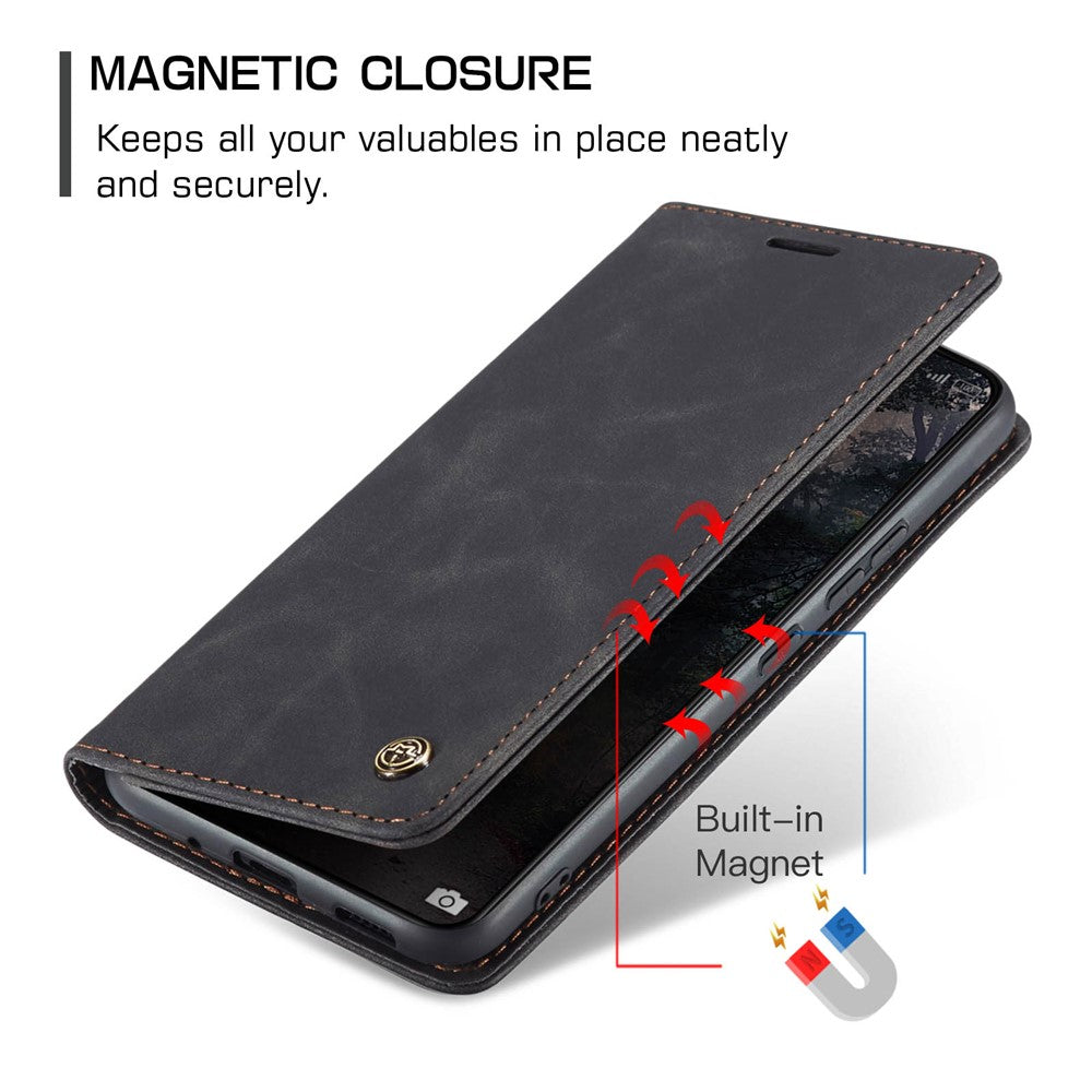 CASEME 013 Series For Xiaomi 14 Case Automatic Closing Stand Shockproof Phone Cover