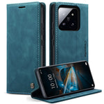 CASEME 013 Series For Xiaomi 14 Case Automatic Closing Stand Shockproof Phone Cover