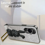 For Huawei nova 11 Pro / nova 11 Ultra Cartoon Rabbit Kickstand Cover Electroplating Phone Case
