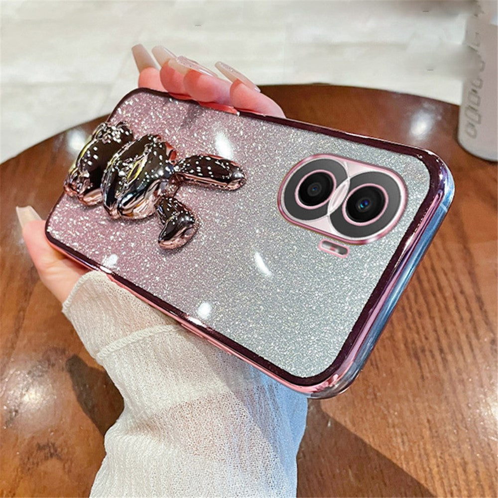 For Honor X40i 5G Shockproof Case Cute Rabbit Anti-Drop Kickstand Phone Cover
