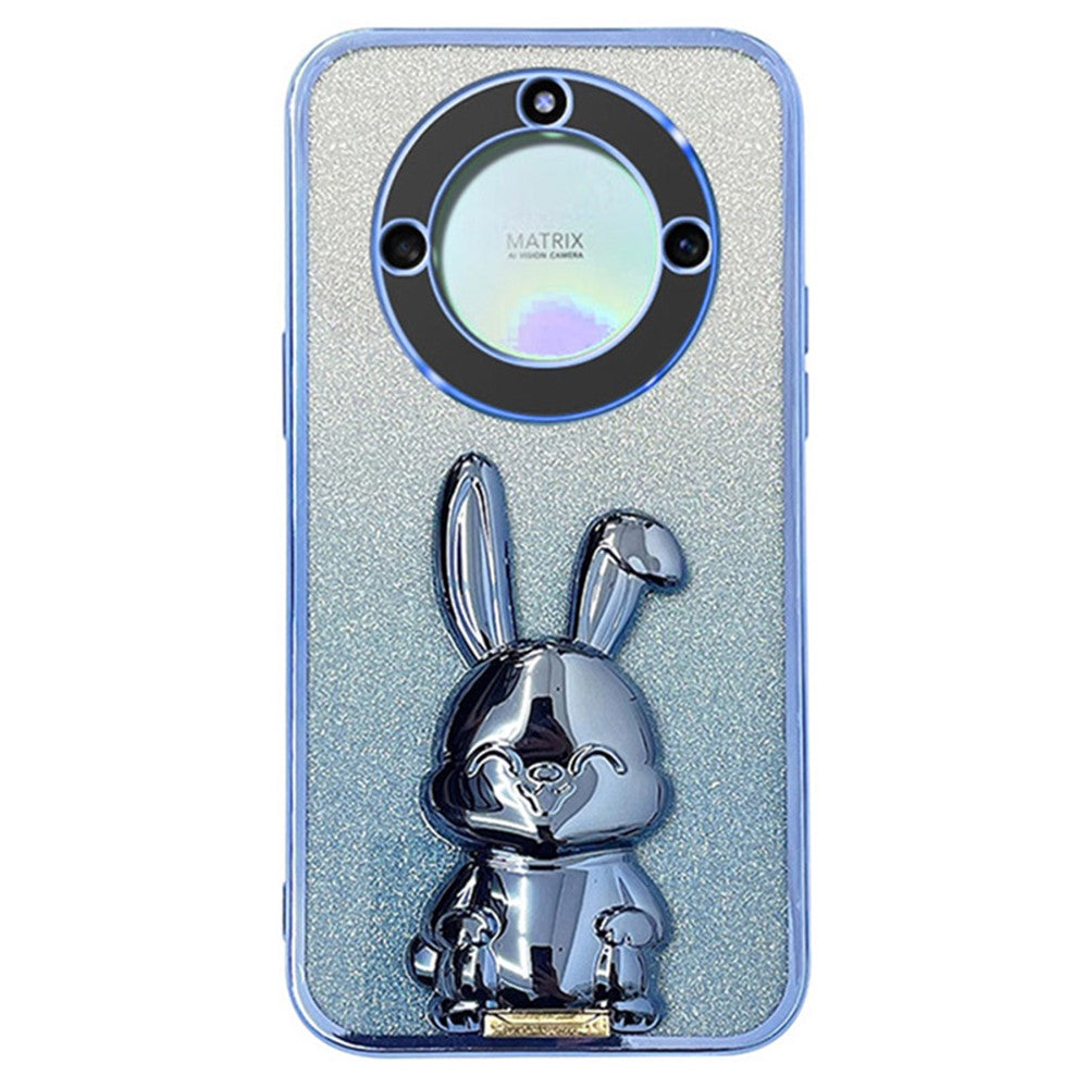 For Honor X40 5G Protective Case Cute Rabbit Anti-Scratch Kickstand Phone Cover