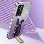 For Xiaomi Redmi K60 5G / K60 Pro 5G Kickstand Case Cute Rabbit Shockproof Slim Phone Cover
