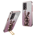 For Xiaomi Redmi K60 5G / K60 Pro 5G Kickstand Case Cute Rabbit Shockproof Slim Phone Cover