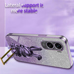 For Honor X50i 5G Kickstand Case Cute Rabbit Anti-Drop Slim Phone Case