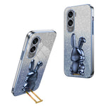 For Honor X50i 5G Kickstand Case Cute Rabbit Anti-Drop Slim Phone Case
