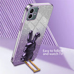 Til Samsung Galaxy A04 4G (164.4 x 76.3 x 9.1 mm) Tegnefilms Kanin Mobiltelefon Bagside Beskyttelsescover