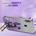 For Samsung Galaxy A20s Smartphone Case Hands-free Kickstand Cartoon Rabbit Back Cover
