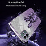 For Samsung Galaxy A04e 4G / F04 4G / M04 4G Case Drop Protection PC+TPU Pull-out Kickstand Phone Cover