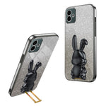 For Samsung Galaxy A04e 4G / F04 4G / M04 4G Case Drop Protection PC+TPU Pull-out Kickstand Phone Cover