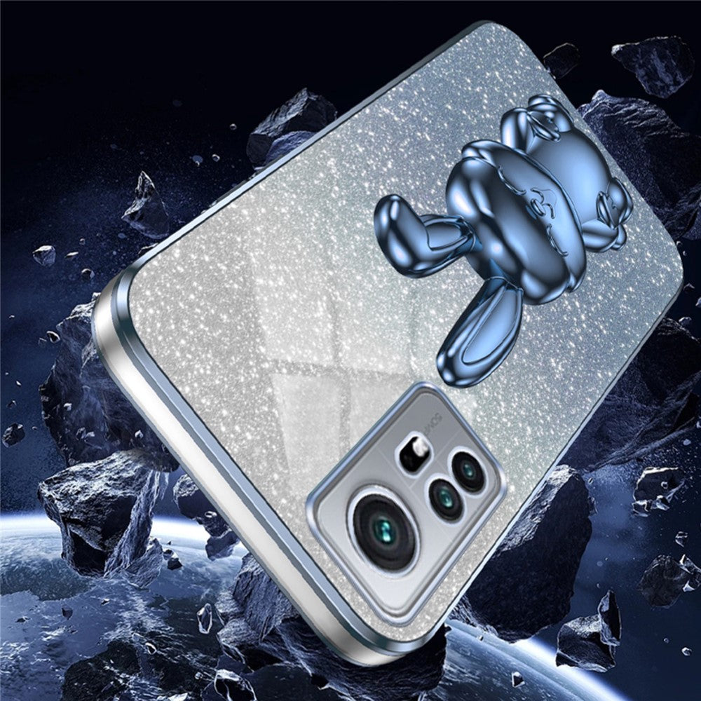 For Xiaomi 12 Pro 5G / 12S Pro 5G / 12 Pro (Dimensity) 5G PC+TPU Phone Case Cute Rabbit Pull-out Kickstand Cover