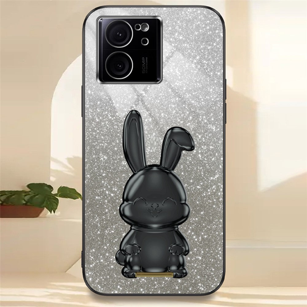 Case for Xiaomi 13T / Redmi K60 Ultra PC+TPU Lovely Rabbit Anti-scratch Phone Cover