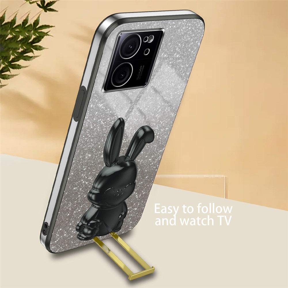 Case for Xiaomi 13T / Redmi K60 Ultra PC+TPU Lovely Rabbit Anti-scratch Phone Cover