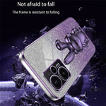 For Xiaomi Redmi Note 12 Turbo / Poco F5 5G PC+TPU Lovely Rabbit Cell Phone Kickstand Case