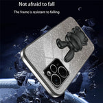 For Xiaomi Redmi Note 12 Pro Speed 5G / Poco X5 Pro 5G Cell Phone Case Glitter Pull-out Kickstand PC+TPU Cover