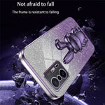 For Xiaomi 11T 5G / 11T Pro 5G Phone Case Pull-out Kickstand Electroplating PC+TPU Cover
