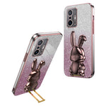 For Xiaomi 11T 5G / 11T Pro 5G Phone Case Pull-out Kickstand Electroplating PC+TPU Cover