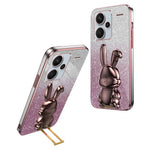 For Xiaomi Redmi Note 13 Pro+ 5G PC+TPU Mobile Phone Case Support Kickstand Cover