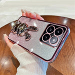 Kickstand Case for Xiaomi 14 Pro Case Cute Rabbit Anti-Drop Slim Phone Cover